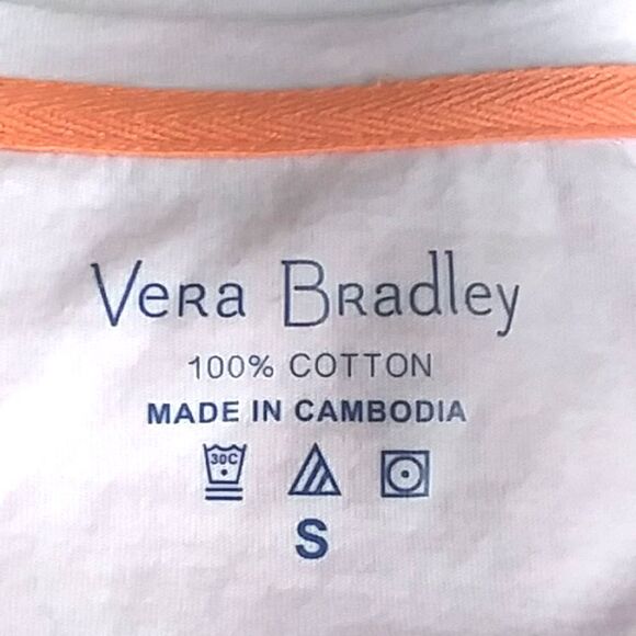 Vera Bradley Tank Top Women's Sunny Vibes Rain Forest Canopy Tropical NEW Small - Picture 9 of 12